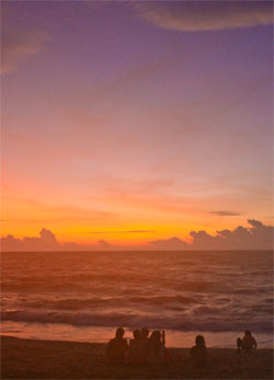 Sunset at White Beach